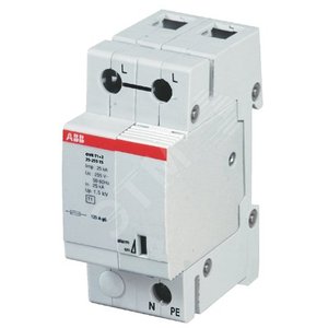 Огран.перенапряж.OVR T1+2 25 255 TS | 2CTB815101R0300 | ABB - фото 2
