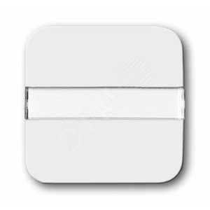 Клавиша для мех. 1-клавишного выкл./перекл./кнопки, с полем для надписи, серия Reflex SI, цвет альпийский белый | 1731-0-0520  | 2CKA001731A0520 | ABB 2