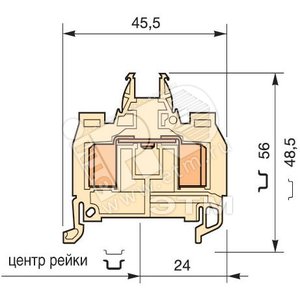 Клемма D2.5/8.ADO.NF ADO 2.5мм.кв. - ABB