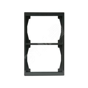 Рамка 2-постовая, 100мм серия Impressivo, антрацит 2