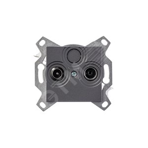 ABB Levit Сталь Розетка TV-R оконечная | 5011H-A03503 69W | 2CHH083503A6069 | ABB - фото 3