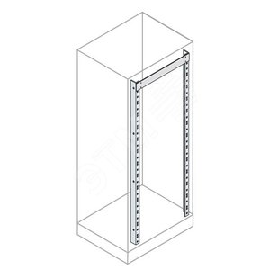 Рама 19 дюймов фиксированная 42HE 2000x600мм (EG2000) 2