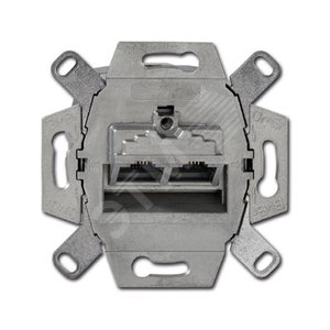 Механизм розетки комп.  2х8 у кат.6 экранир - фото 2