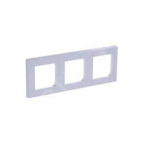 ABB Levit Белый / белый Рамка 3-ая | 3901H-A05030 03W | 2CHH015030A6003 | ABB - фото 3