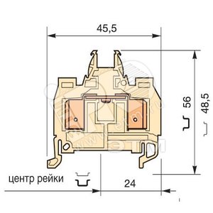 Клемма D4/8.ADO.NF 4мм.кв. - ABB