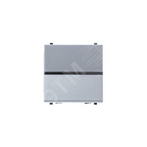 ABB Zenit Серебряный Выключатель 1-клавишный (2 мод) | N2201 PL  | 2CLA220100N1301 | ABB - фото 4