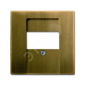 Плата центральная (накладка) для механизмов UAE/TAE, для 0247 и 0248, серия Династия, Латунь антична 2