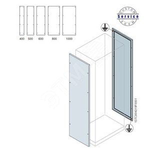 Панель боковая 2200x1000мм ВхШ (2шт) 2