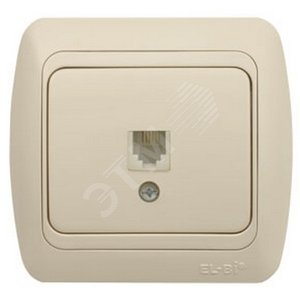 TUNA крем/крем розетка TF (RJ 11) (502-000303-221) - ABB