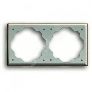 Рамка 2-постовая серия impuls цвет шампань-металлик | 1754-0-2528 | 2CKA001754A2528 | ABB 2