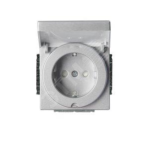 Розетка Shuko 16А 230В IP21/44 с крышкой Impressi - ABB