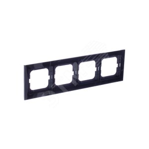 Рамка 4-постовая, серия axcent, цвет чёрный | 1754-0-4412  | 2CKA001754A4412 | ABB 5