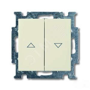 ABB Basic 55 Сл. кость Выключатель жалюзийный кнопочный | 1413-0-1085  | 2CKA001413A1085 | ABB - фото 2