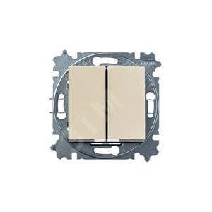 ABB Levit Слоновая кость / белый Выключатель 2-кл. | 3559H-A05445 17W | 2CHH590545A6017 | ABB - фото 5