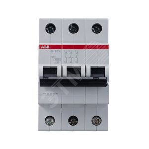 Выключатель автоматический трехполюсный SH203L 20А C 4,5кА (SH203L C20) | 2CDS243001R0204 | ABB - фото 4