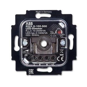 Механизм светорегулятора LED, поворотный, 2-100 Вт/ВА | 6512-0-0335  | 2CKA006512A0335 | ABB 2