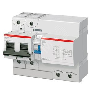 Выключатель автоматический дифференциальный DS802S 2п 125А D 30мА тип AP-R (8 мод) | 2CCB862004R0841 | ABB - фото 2