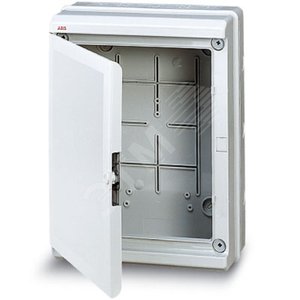 Щит распределительный навесной ЩРн-П 370х275х140 пластиковый непрозрачная дверь IP65 серый Europa 2