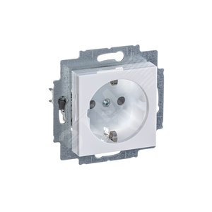 ABB Levit Белый / ледяной Розетка с з/к со шторками 16А | 5520H-A03457 01W | 2CHH203457A6001 | ABB - фото 3