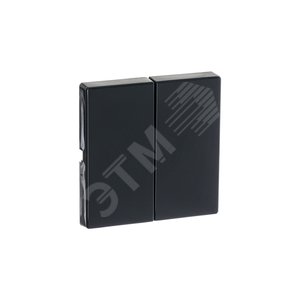 Клавиша для механизма 2-клавишных выключателей/переключателей/кнопок, серия solo/future, цвет антрацит | 1751-0-2930  | 2CKA001751A2930 | ABB 3