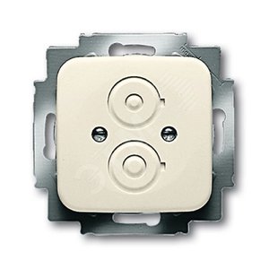 Рамка центральная с суппортом Busch-Duro 2000 SI, цвет слоновая кость 2