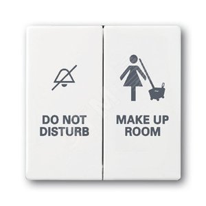 Клавиша"Уборка/Не беспокоить",а.бел. | 1751-0-2992 | 2CKA001751A2992 | ABB 2