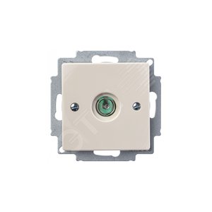 ABB Basic 55 Сл. кость Розетка TV оконечная | 1724-0-4280  | 2CKA001724A4280 | ABB - фото 3