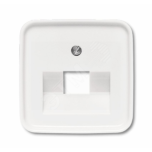 Плата центр. (накладка) для 1-постовой телекоммуникационной розетки 0213, 0216, серия Reflex SI, цвет альп. белый | 1753-0-8394  | 2CKA001753A8394 | A 2