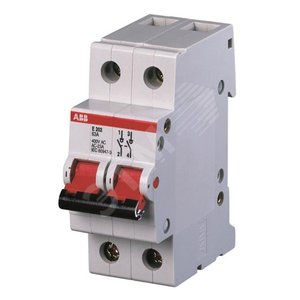 Рубильник 2пол. E202r 100A рычаг крас. | 2CDE282001R0100 | ABB - фото 2