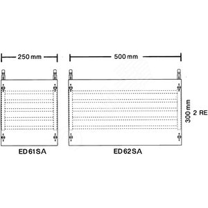 Модуль 12х5мм 250А с шинным мех. и пер.EDF 300х600 - фото 2