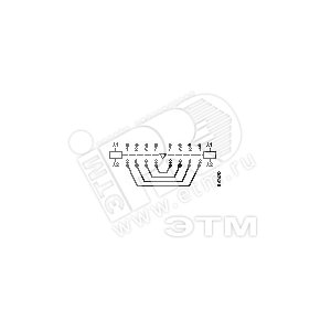 Мост соединительный BSS550 для контакторной сборки EK370/EK550 - ABB