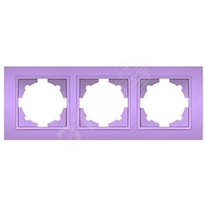 Zena сиреневая рамка 3 постовая (500-012010-227) - ABB