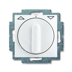 ABB Basic 55 Альп. белый Выключатель жалюзийный поворотный без фиксации | 1101-0-0921  | 2CKA001101A0921 | ABB - фото 2
