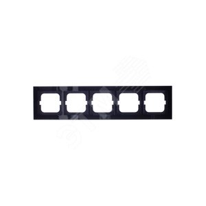 Рамка 5-постовая, серия axcent, цвет чёрный | 1754-0-4413 | 2CKA001754A4413 | ABB - фото 3
