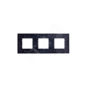 ABB Zenit Стекло Черное Рамка 3-я (2+2+2 мод) | N2273 CN  | 2CLA227300N3101 | ABB - фото 5