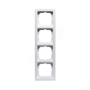 Рамка 4-постовая, серия Impressivo, белый | 1724F85-84 | 2TKA000409G1 | ABB - фото 2