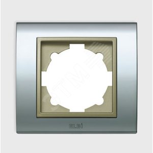 Zena Platin рамка хром/титан 1-п (500-073114-271) - ABB