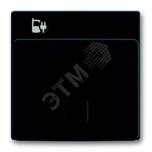 Плата центральная (накладка) 6478-81 для блока питания micro USB - 6474 U, Future, антрацит/чёрный 2