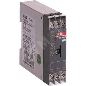 Реле времени CT-AHE (задержка на отключ.) 220-240B AC (временной диапазон 0.1..10с.) 1ПК | 1SVR550111R1100 | ABB - фото 2
