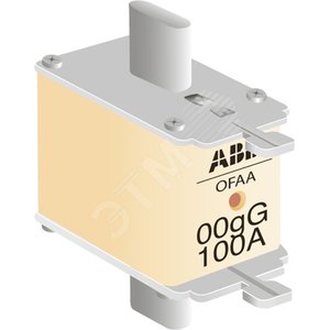 Предохранитель OFAA00GG100 100А тип gG габарит 00 до 690В - фото 2