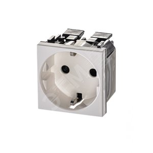 Zenit Розетка  с/з с/ш, 16А 250В,альп. белый 2