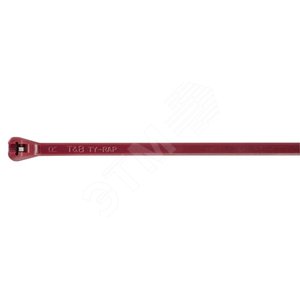 Стяжка кабельная темно-бардовый TYV525M (100шт) (TYV525M) 2