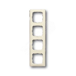 Рамка 4-постовая, серия Busch-Duro 2000 SI, цвет слоновая кость | 1725-0-0647  | 2CKA001725A0647 | ABB 2