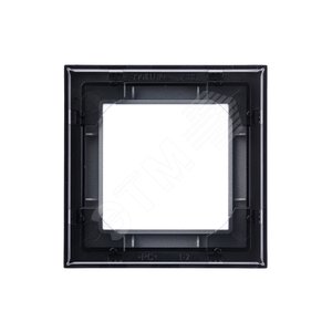 ABB Levit Серебро / дымчатый чёрный Рамка 1-ая | 3901H-A05010 70W | 2CHH015010A6070 | ABB 3