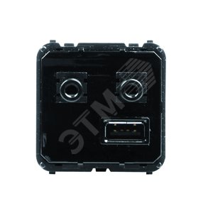 Механизм (блок) медиа-комбайна с USB входом, 3.5мм minijack аудио-входом и выходом, ЦАП и модулем Bluetooth (9368.3) - ABB