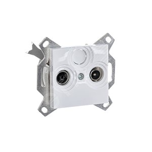 Розетка TV-R ABB Levit оконечная белый (5011H-A03503 03W) - фото 5