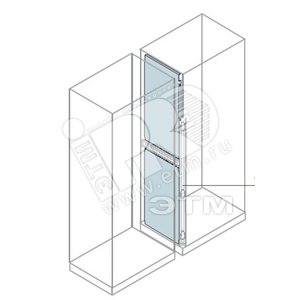 Перегородка вертикальная 2000x400мм ВхГ | EE2041 | ABB