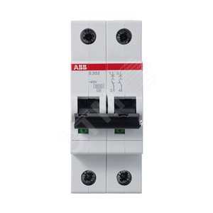 Выключатель автоматический двухполюсный S202 25А C 6кА (S202 C25) | 2CDS252001R0254 | ABB - фото 4