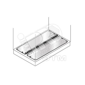 Панель нижняя скользящая,нерж 800х600