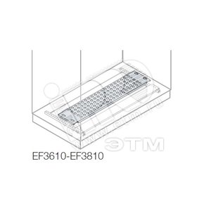 Фланец вентилируемый Ш=800мм Г=100мм